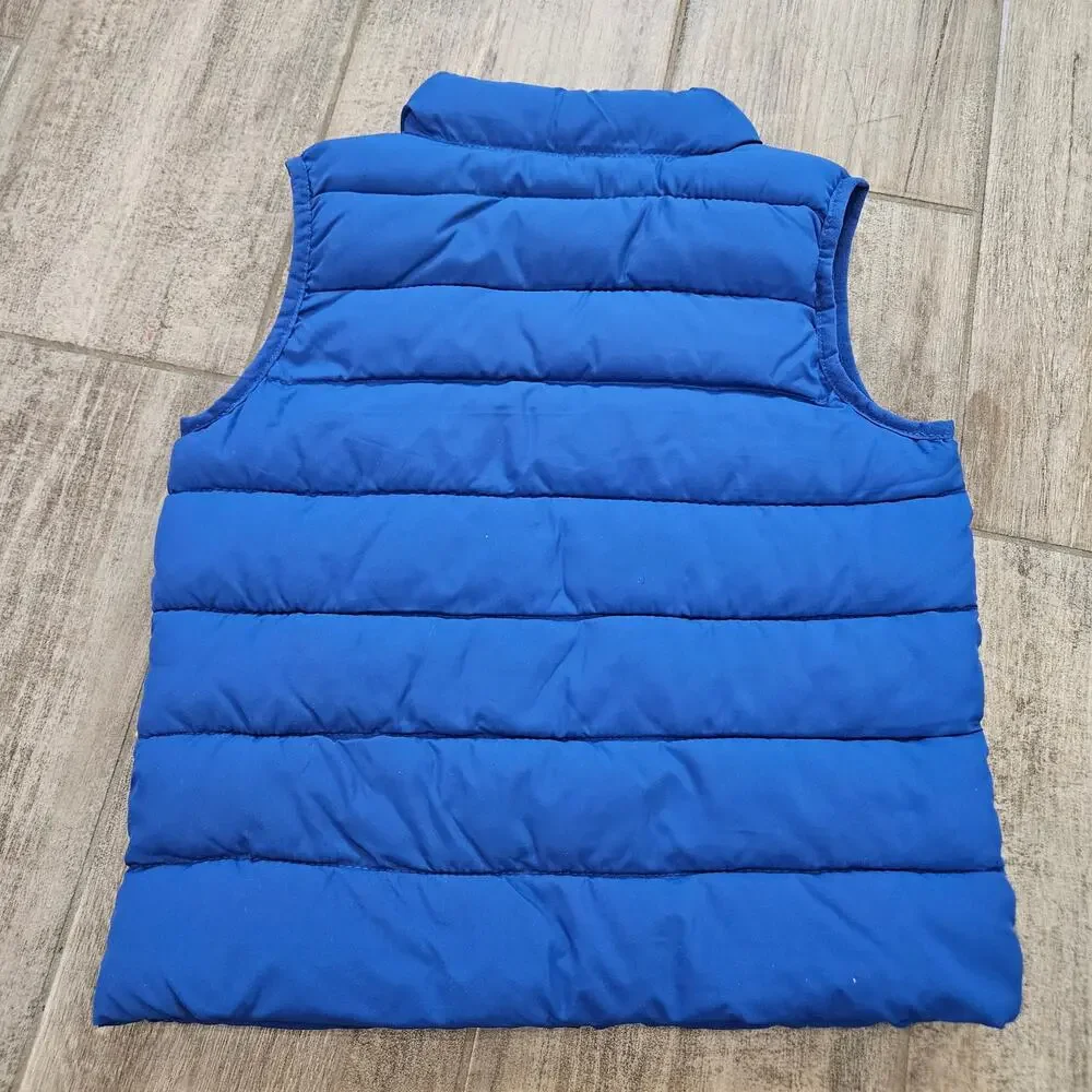 Gymboree Boys Blue Puffer Vest XS 4 NEW Lightweight Warm Layering Winter Outdoor